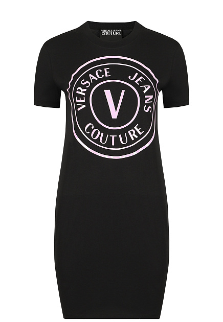 Повседневное платье с логотипом VERSACE JEANS COUTURE