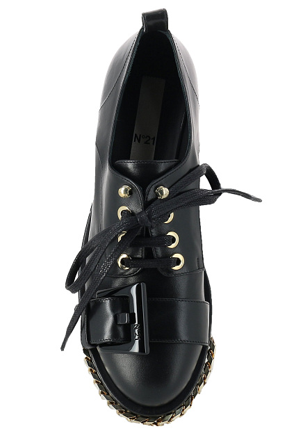 Ботинки No21  - Кожа - цвет черный