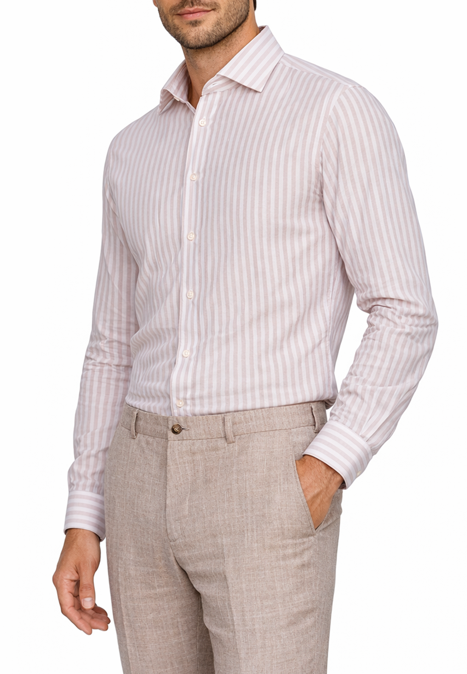 

Сорочка CORNELIANI, Бежевый, Бежевый