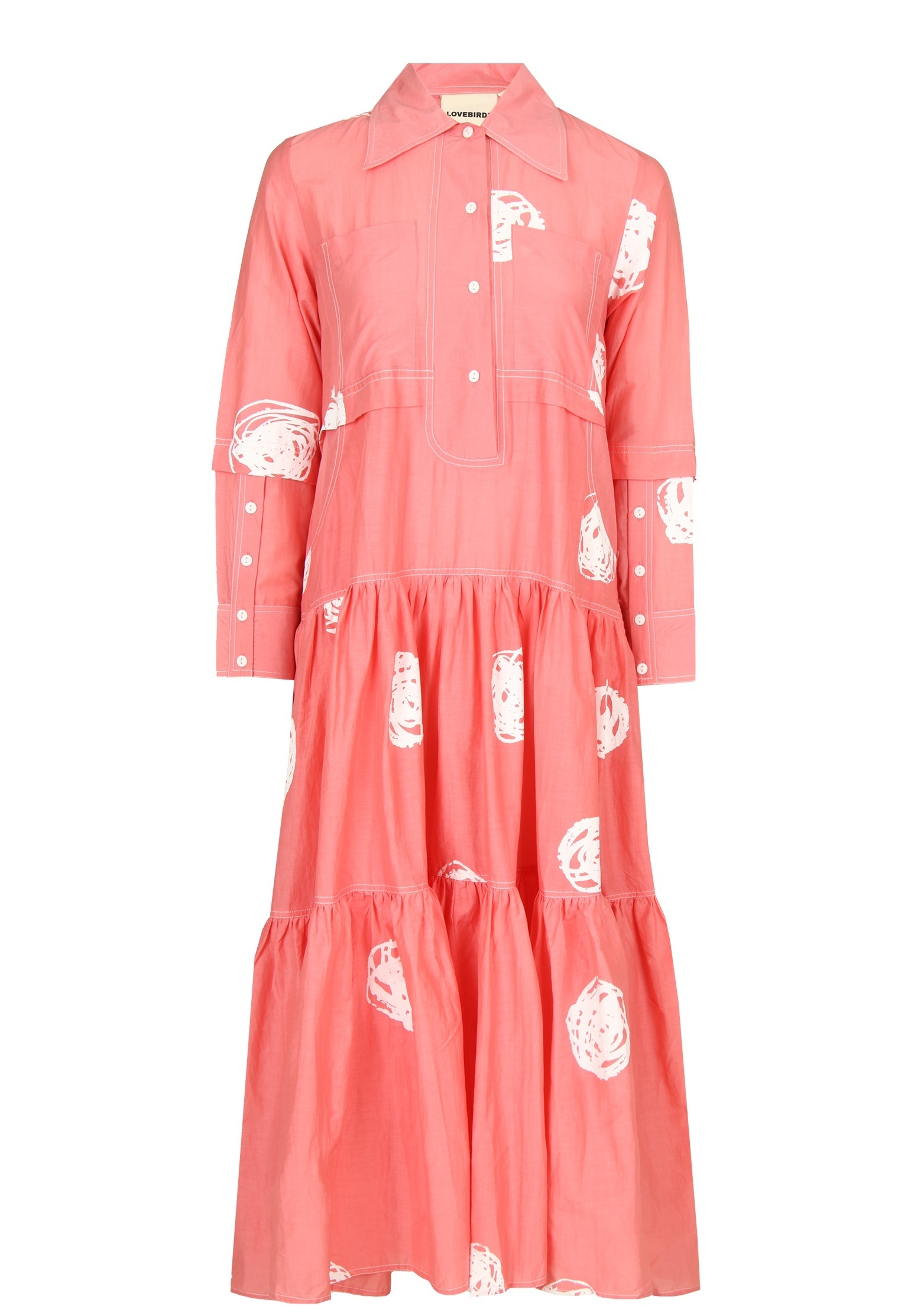 Платье LOVEBIRDS Розовый, размер S 158154 - фото 1