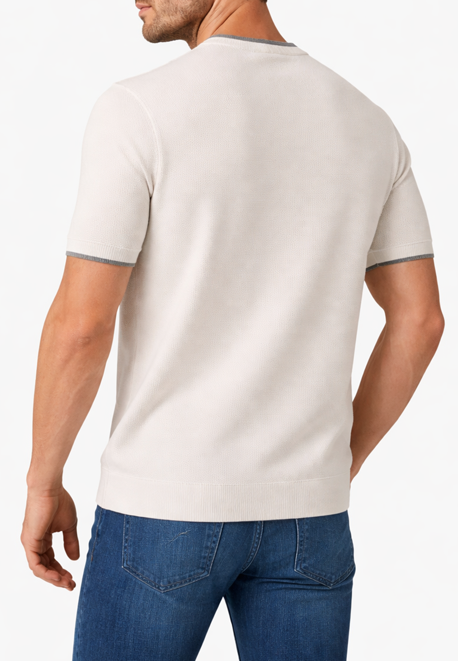 

Трикотажная футболка CORNELIANI, Белый, Белый