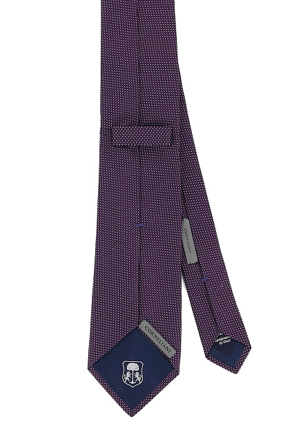 Фиолетовый галстук из шёлка CORNELIANI - ИТАЛИЯ