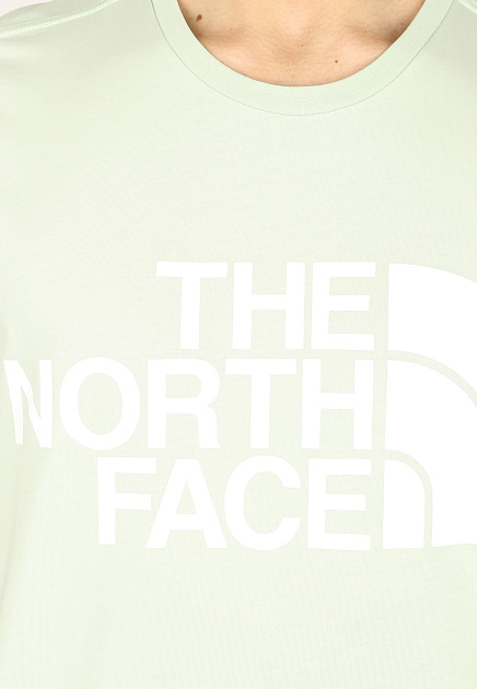 Футболка THE NORTH FACE  - Хлопок - цвет зеленый