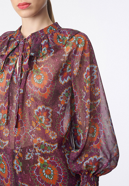 Блуза LUISA SPAGNOLI  - Полиэстер - цвет фиолетовый