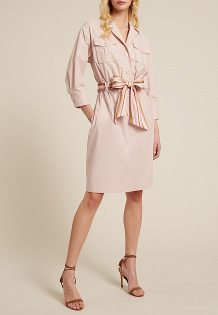 Платье LUISA SPAGNOLI  - Хлопок - цвет розовый