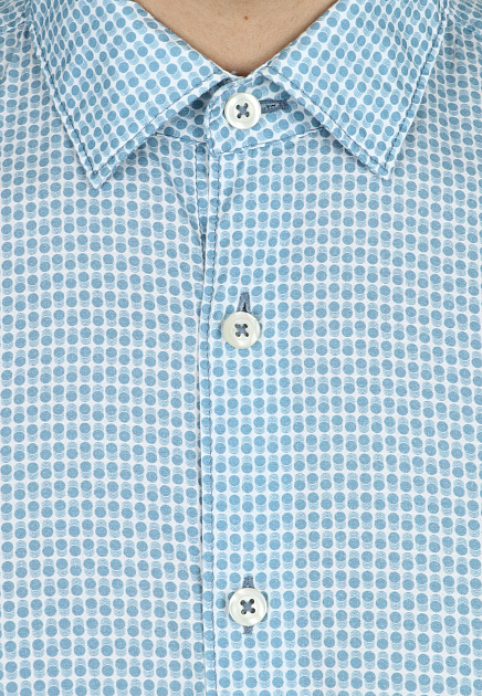 Рубашка STRELLSON  - Хлопок - цвет голубой
