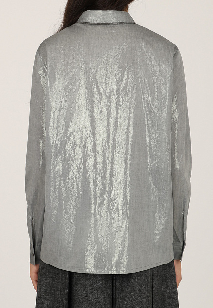 Рубашка FABIANA FILIPPI  - Хлопок - цвет серебряный