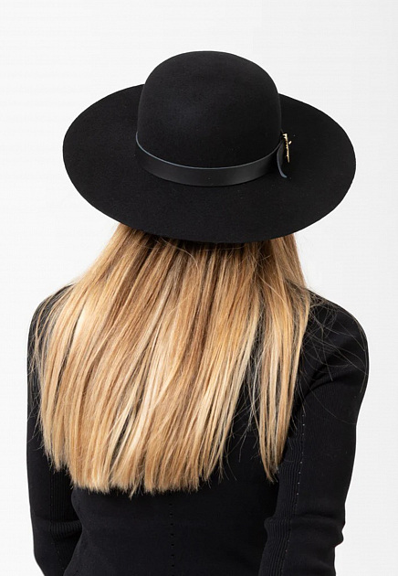 Шляпа PATRIZIA PEPE  - Шерсть - цвет черный