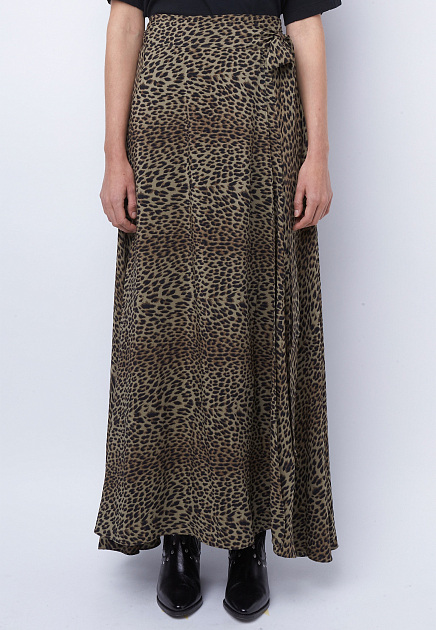 Макси-юбка с леопардовым принтом ZADIG&VOLTAIRE - ИТАЛИЯ