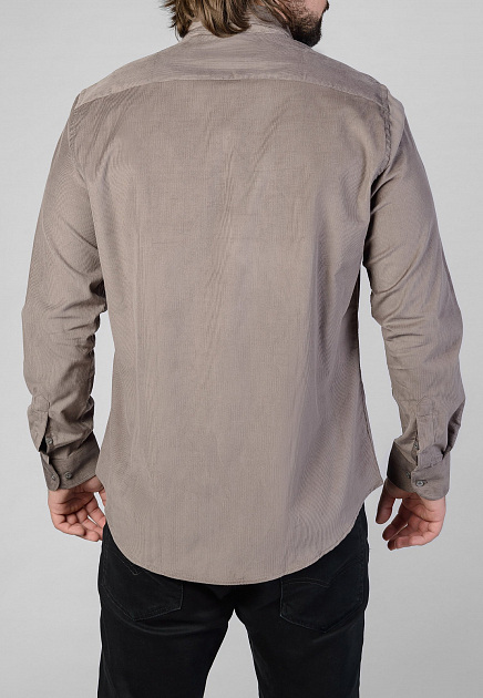 Вельветовая рубашка STEFANO BELLINI  - Хлопок - цвет серый