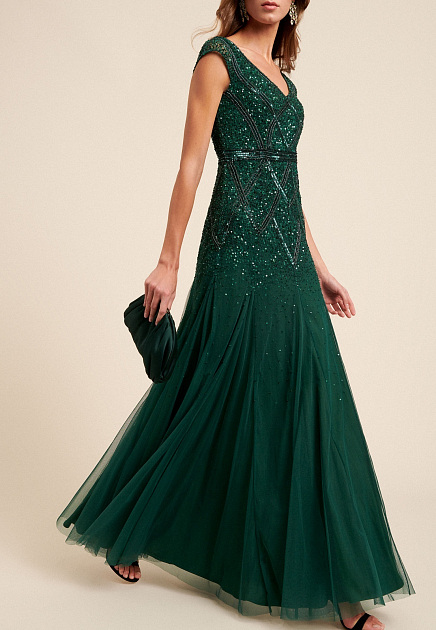 Платье LUISA SPAGNOLI  - Полиамид - цвет зеленый