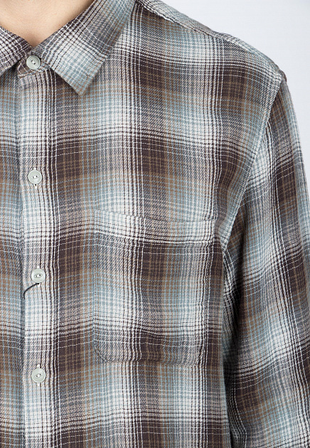 Рубашка JOHN VARVATOS  - Хлопок - цвет серый