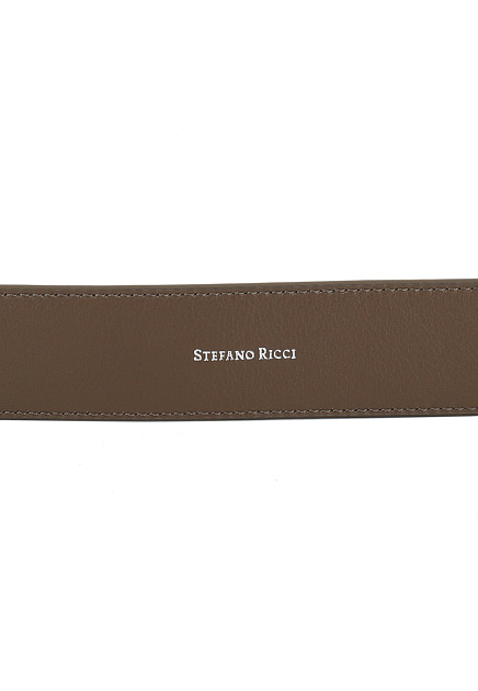 Ремень STEFANO RICCI  - Кожа - цвет коричневый