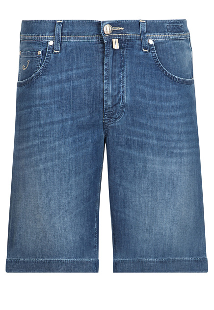 Синие джинсовые шорты JACOB COHEN