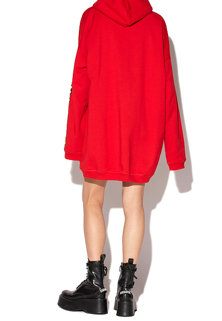 Платье DSQUARED2  - Хлопок - цвет красный