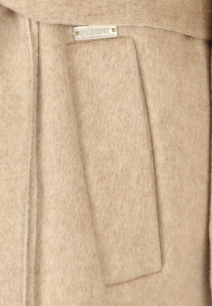 Пальто STILNOLOGY  - Шерсть - цвет бежевый