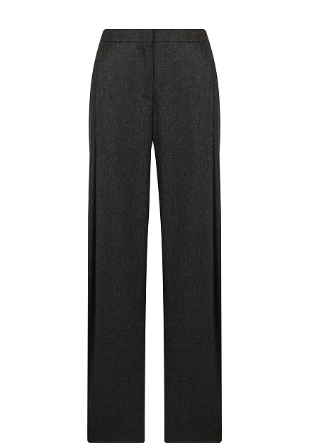 Широкие брюки из шерсти и кашемира GIORGIO ARMANI