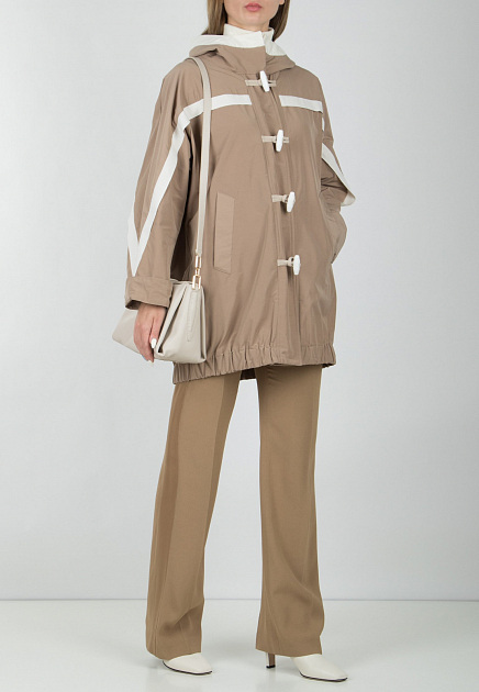 Куртка J.N.C.  - Хлопок, Полиэстер - цвет коричневый