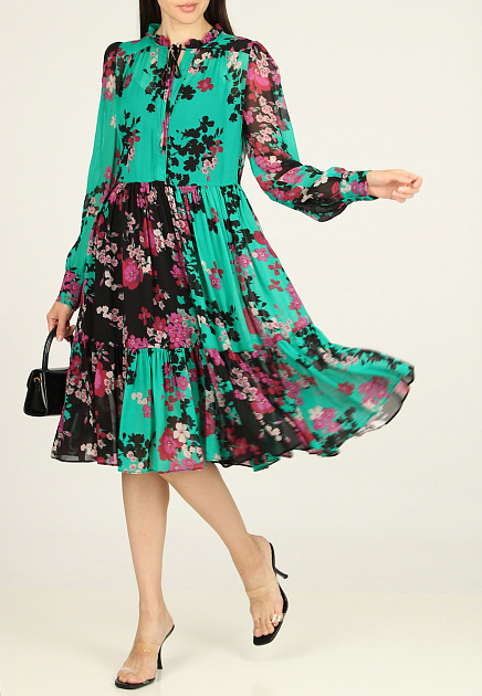 Платье с цветочным принтом TWINSET Milano - ИСПАНИЯ