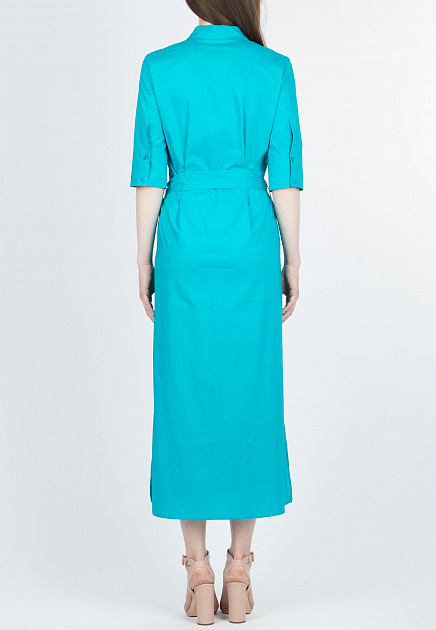 Платье TWINSET Milano  - Хлопок - цвет голубой