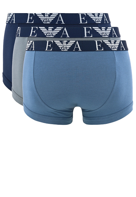 Комплект трусов из хлопка  EMPORIO ARMANI Underwear - ИТАЛИЯ