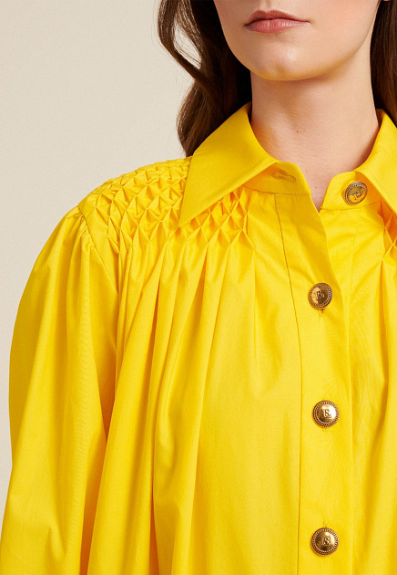 Платье LUISA SPAGNOLI  - Хлопок - цвет желтый