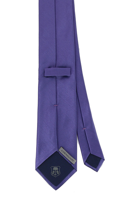 Фиолетовый галстук из шелка CORNELIANI - ИТАЛИЯ