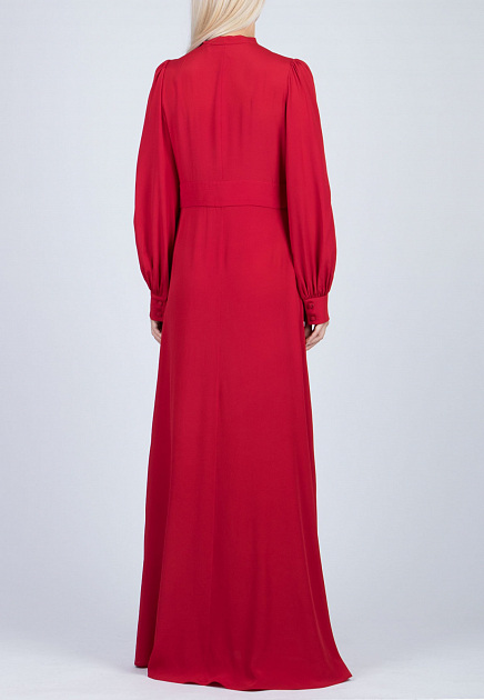 Платье No21  - Ацетат, Шелк - цвет красный