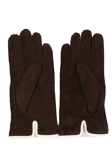 Замшевые перчатки с кашемировым подкладом  MANDELLI - ИТАЛИЯ