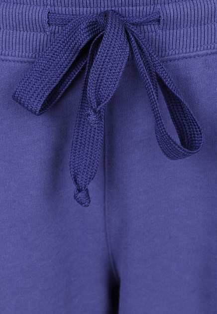 Спортивные брюки JUVIA  - Полиэстер, Хлопок - цвет синий