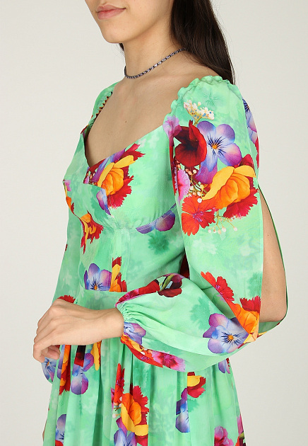 Платье ERMANNO SCERVINO  - Шелк - цвет разноцветный