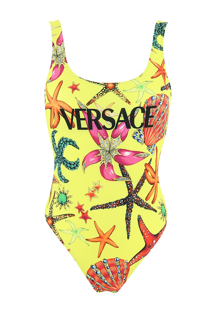 Желтый купальник Tresor de la mer VERSACE