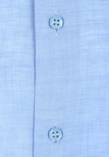 Рубашка STEFANO RICCI  - Лён - цвет голубой