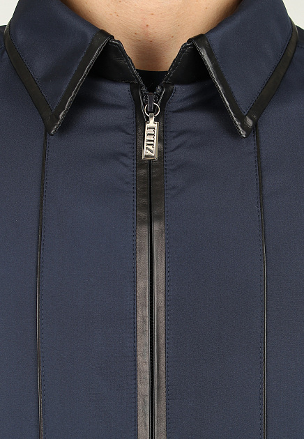 Куртка ZILLI  - Шелк - цвет синий