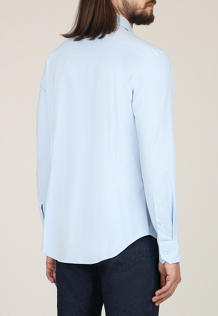 Рубашка GIORGIO ARMANI  - Полиамид - цвет синий