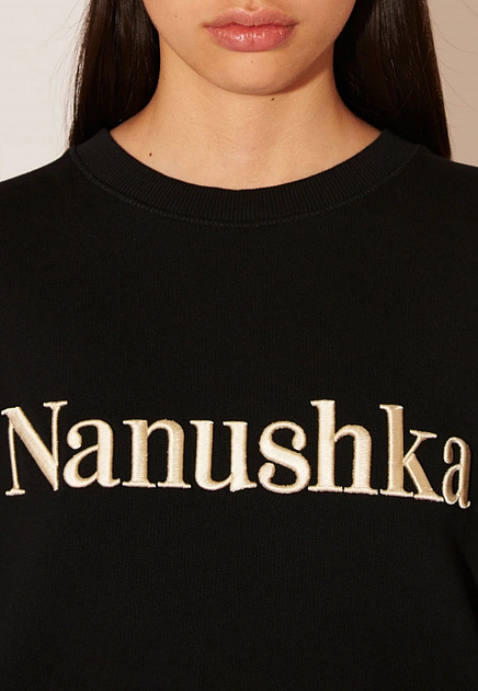Свитшот NANUSHKA  - Хлопок - цвет черный