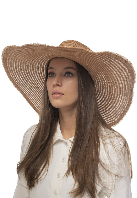 Шляпа EMPORIO ARMANI  58 размера - цвет коричневый