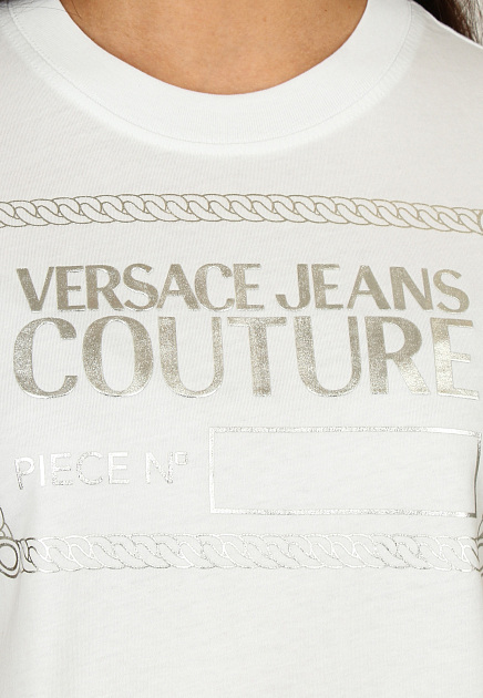 Футболка VERSACE JEANS COUTURE  - Хлопок - цвет белый