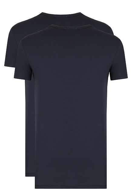Комплект хлопковых футболок с логотипом EMPORIO ARMANI Underwear - ИТАЛИЯ