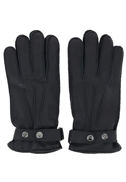 Черные перчатки CORNELIANI - ИТАЛИЯ