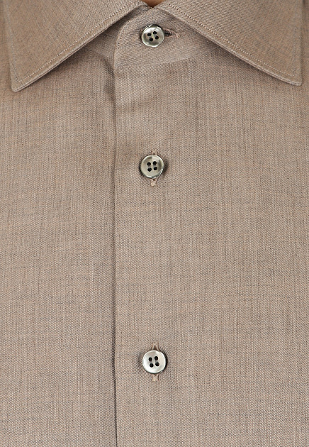 Рубашка BRIONI  - Хлопок - цвет коричневый