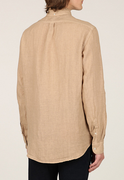 Рубашка FEDELI  - Лён - цвет коричневый