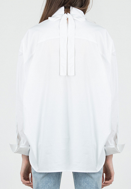 Блуза ERMANNO ERMANNO SCERVINO  - Хлопок, Полиамид - цвет белый