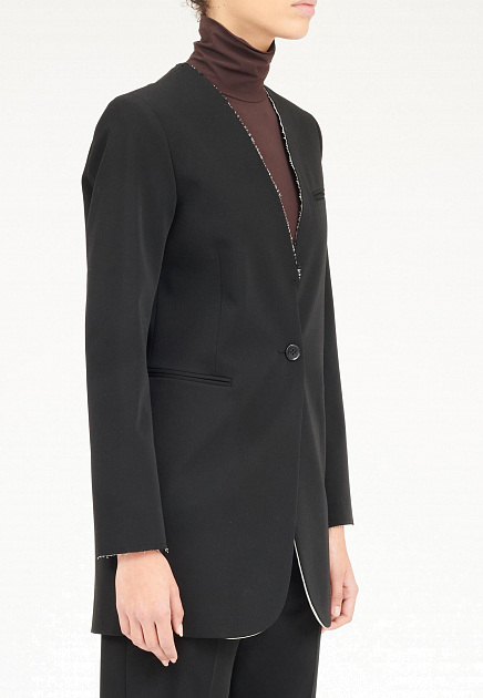 Пиджак MM6 Maison Margiela  - Полиэстер - цвет черный
