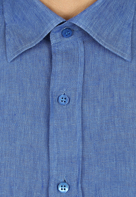 Рубашка STEFANO RICCI  - Лён - цвет синий