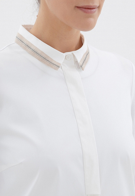 Рубашка PESERICO  - Хлопок - цвет белый
