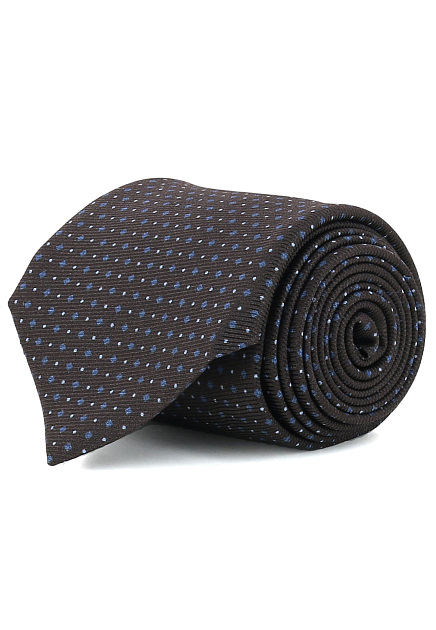 Коричневый галстук CORNELIANI