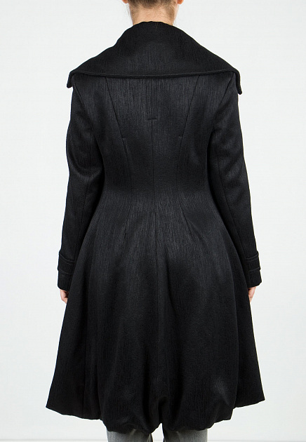 Пальто TERESA TARDIA  - Полиамид, Шерсть - цвет черный