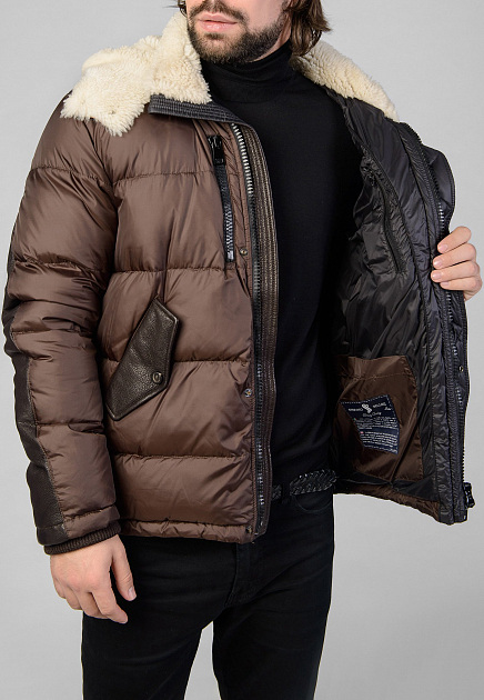 Куртка STEFANO BELLINI  - Полиамид - цвет коричневый