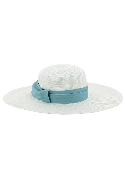 Белая шляпа с голубой лентой ELEVENTY